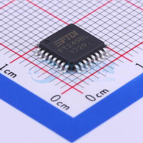 USB转换芯片 FT245BL LQFP-32(7x7) 原装正品 电子元器件配单