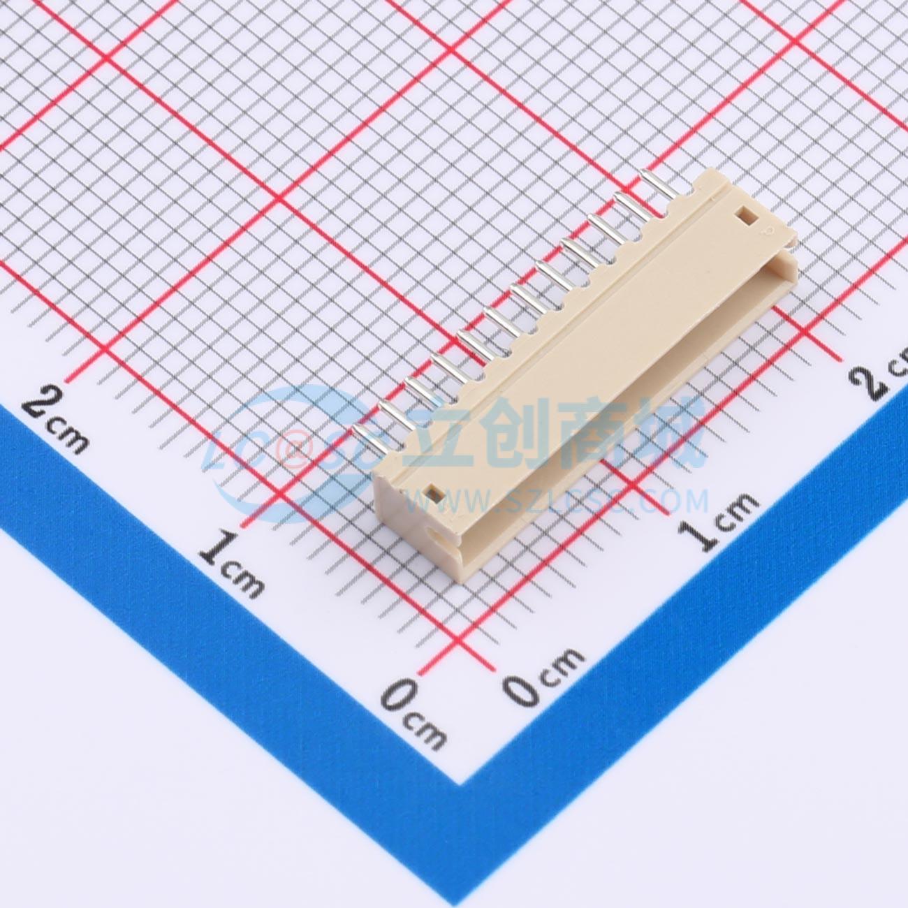 线对板针座 XD-ZH1.5-12A 插件,P=1.5mm 1x12P 直插 电子元器件