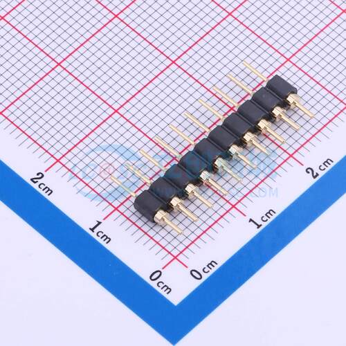 排针 PZ254-1-10-Z-C 插件,P=2.54mm 1x10P 圆针 电子元器件配单