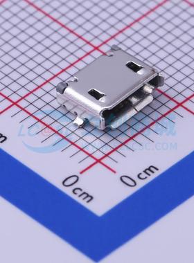 USB连接器 10104111-0001LF SMD Micro-AB 卧贴 电子元器件配单