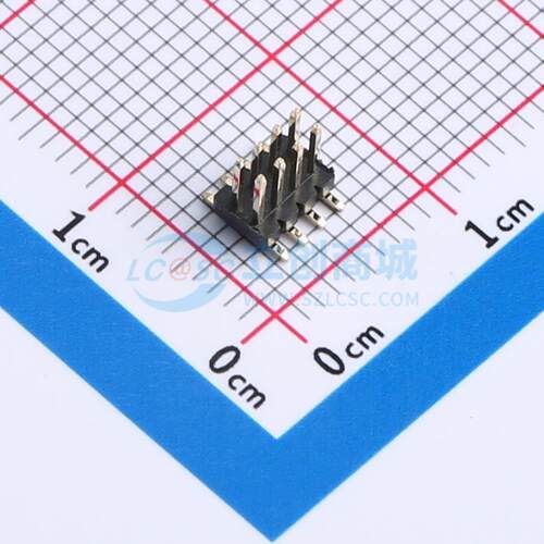 排针 XDZ127-2-04-S-1.0-G1 SMD,P=1.27mm 2x4P 方针 电子元器件