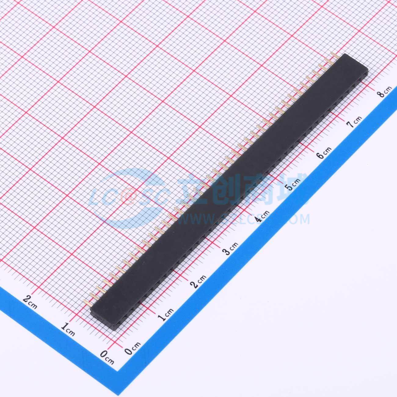 排母 BX-PM2.0-1-40PY 插件,P=2mm 1x40P 方孔 电子元器件配单