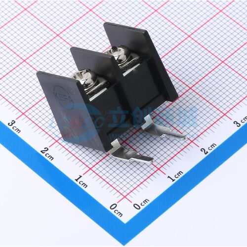 栅栏式接线端子 KF45R-9.5-2P 弯插,P=9.5mm 两面 1x2P 弯针 原装