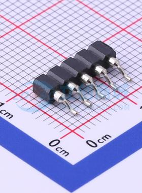 排母 MF254RS-11-05-0743 SMD,P=2.54mm,卧贴 1x5P 圆孔 原装5个
