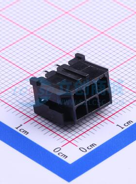 线对板针座 HX30002-6A 插件,P=3mm 2x3P 原装 电子元器件配单