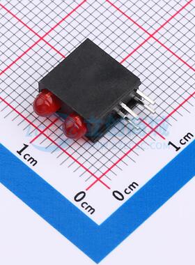 发光二极管/LED MHK2396RRBTD 红色 插件,P=2.54mm 电子元器件