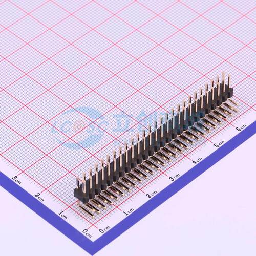 排针 X6521WR-2x26H-C60D30 弯插,P=2.54mm 2x26P 方针 原装正品