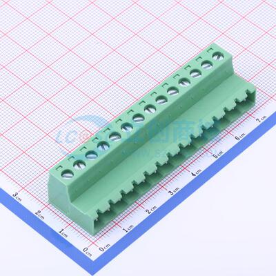 插拔式接线端子 DB2EKR-5.08-14P-GN-S P=5.08mm 插头 1x14P 原装