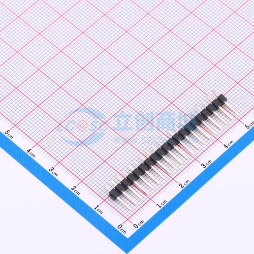排针 PZ254-1-20-Z-2.5-G1 插件,P=2.54mm 1x20P 方针 电子元器件