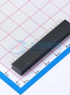 排母 XDM254-2-20-Z-8.5-G0 插件,P=2.54mm 2x20P 方孔 原装正品