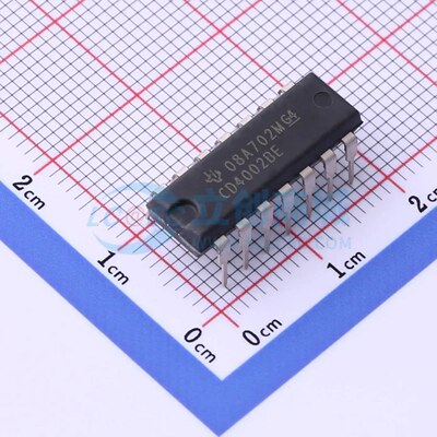 逻辑门 CD4002BE PDIP-14 原装正品 电子元器件配单