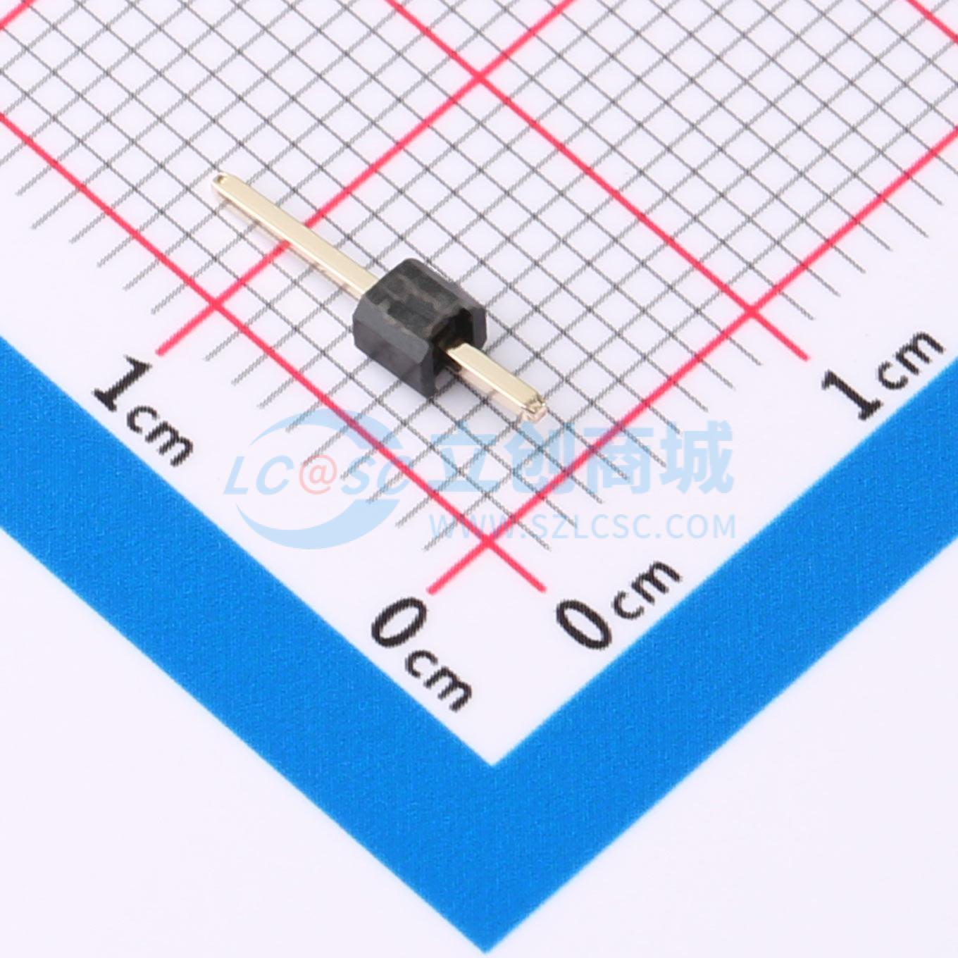 排针 GPHA101-0102A001A1BA 插件,P=2.54mm 1x1P 方针 电子元器件