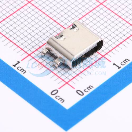 USB连接器 061N-4BCB31-3 SMD 3.1TYPE-C连接器 母座6P沉板0.8,不