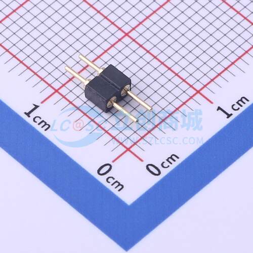 排针 MH200V-11-02-1000 插件,P=2mm 1x2P 圆针 电子元器件配单