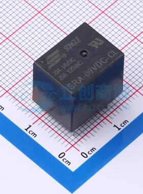 功率继电器 SRA-09VDC-CL 插件,12.4x16mm 原装 电子元器件配单
