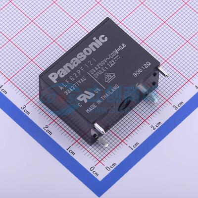 功率继电器 ALFG2PF121 插件,15.7x30.1mm 12V 电子元器件配单