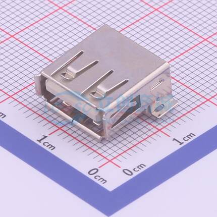 USB连接器 904-131A2032S10100 SMD 贴片USB A/F  耐高温 Type-A