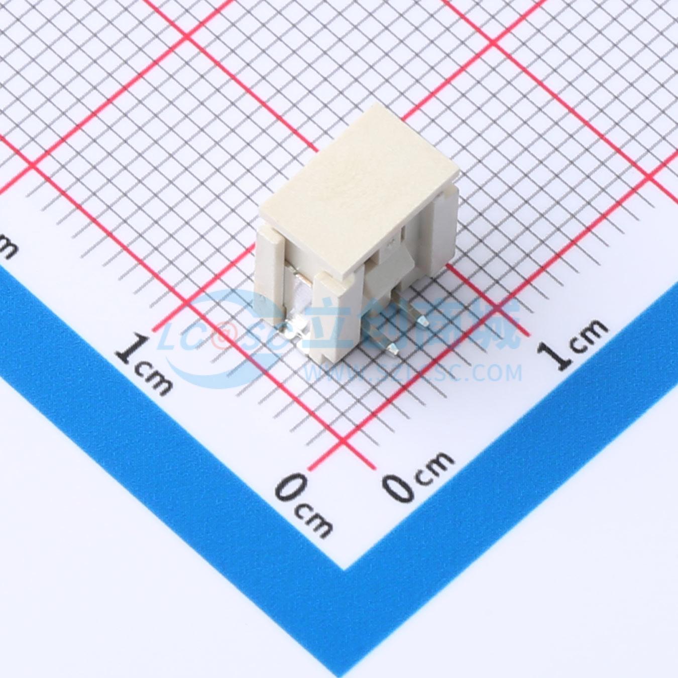 线对板针座 GWFC112-0201A002C2BF-9B SMD,P=2mm 1x2P 电子元器件