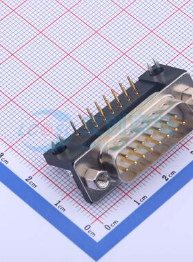 FDM1501-M0DB103W1KC 弯插 D-Sub 公 15P 弯插 D-Sub/VGA连接器