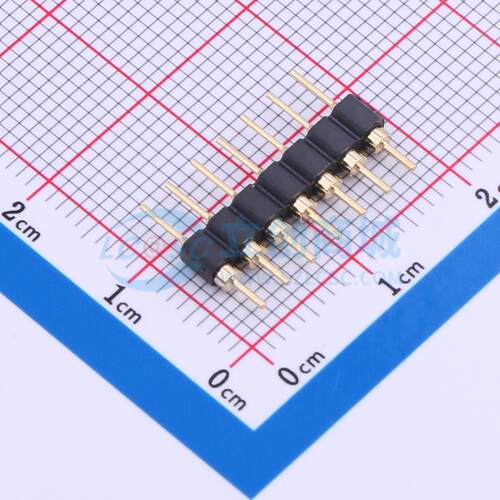 排针 PZ254-1-07-Z-C 插件,P=2.54mm 1x7P 圆针 电子元器件配单