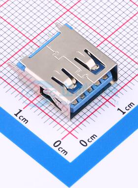 USB连接器 HC-USB3.0-L137-ZP 插件 USB连接器 Type-A 直插 原装