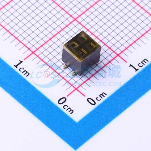 排母 CS-1193SDIG-2X2SMT(H4.3) SMD,P=2mm 2x2P 方孔 电子元器件