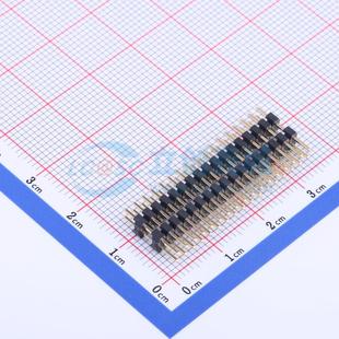 原装 C40D28 P=2mm 2x17P 插件 2X17I E60 正品 排针 方针 X4622WV