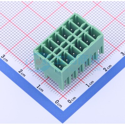 插拔式接线端子 KF2EDGKVH-3.81-2*6P 插件,P=3.81mm 板端/插座-