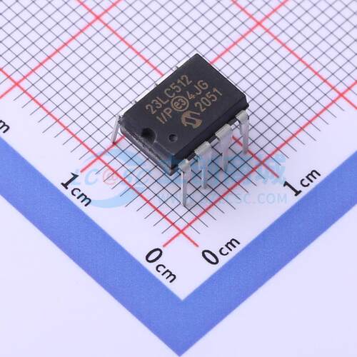 静态随机存取存储器(SRAM) 23LC512-I/P PDIP-8 电子元器件配单