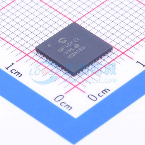 单片机(MCU/MPU/SOC) PIC18F45K22-I/ML QFN-44-EP(8x8) 原装正品