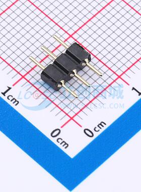 排针 X5511WV-03-C35D35-1000 插件,P=2.54mm 1x3P 方针 原装正品