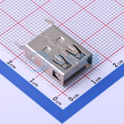 USB连接器 KH-AF180WJ-17.5 插件 Type-A 直插 电子元器件配单