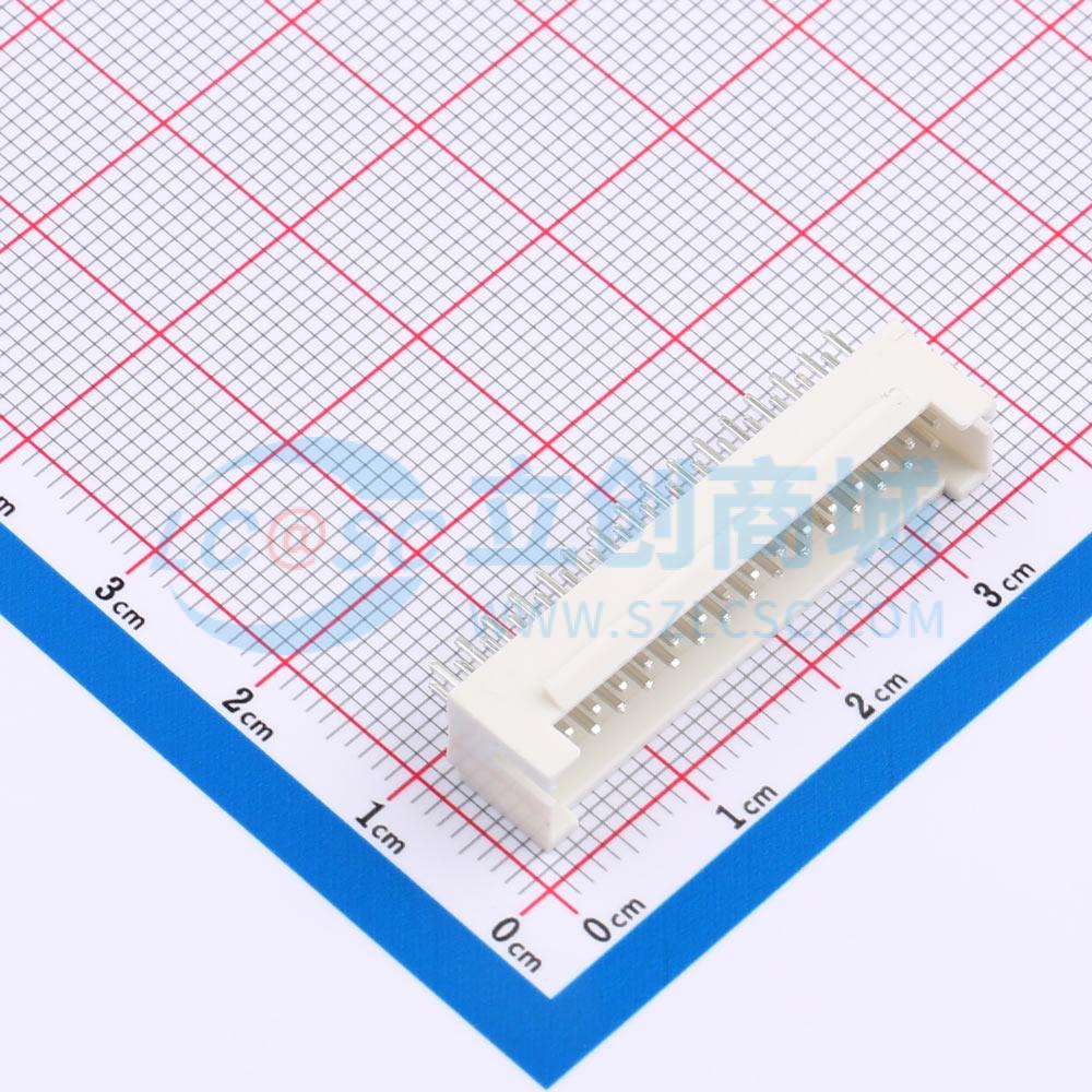 线对板针座 XD-PHB-2*16A 插件,P=2mm 2x16P 直插 电子元器件配单