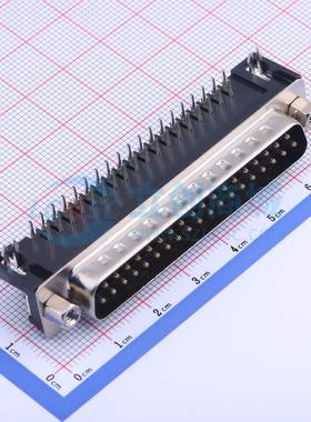 X0337WT7W3 弯插 D-Sub 公 37P 弯插 D-Sub/VGA连接器