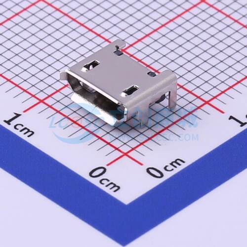 USB连接器 920-A52A2021S10110 SMD micro 5P四脚插板7.2有柱加卡