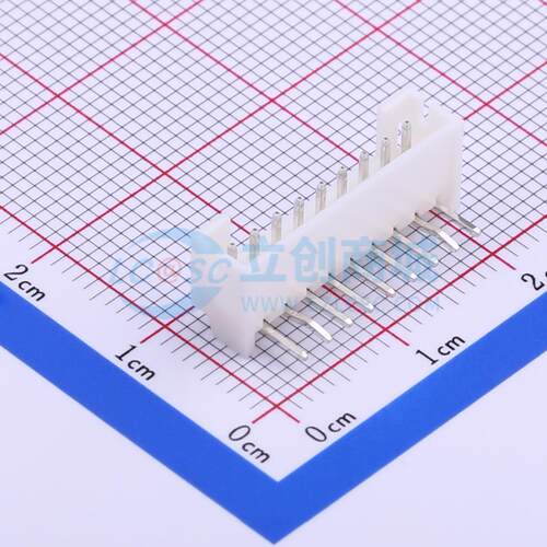 线对板针座 HX20007-9WAD 弯插,P=2mm 1x9P 弯插 电子元器件配单