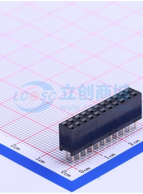 排母 DS1023-2*11SF11 插件,P=2.54mm 2x11P 原装 电子元器件配单