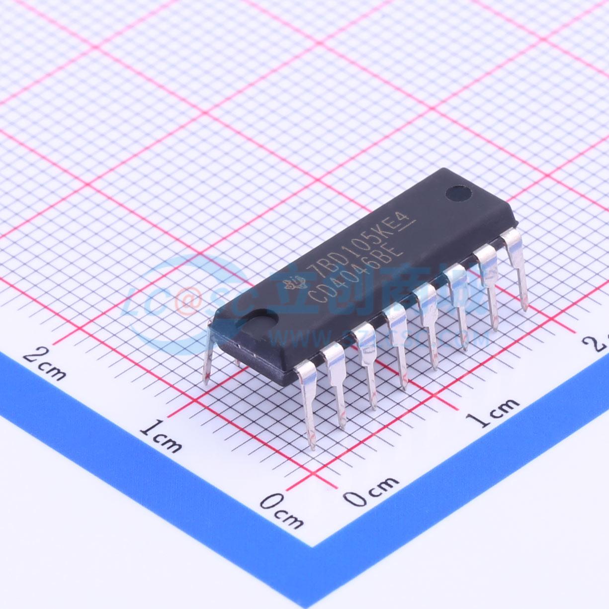 时钟发生器/频率合成器/PLL CD4046BE PDIP-16 电子元器件配单