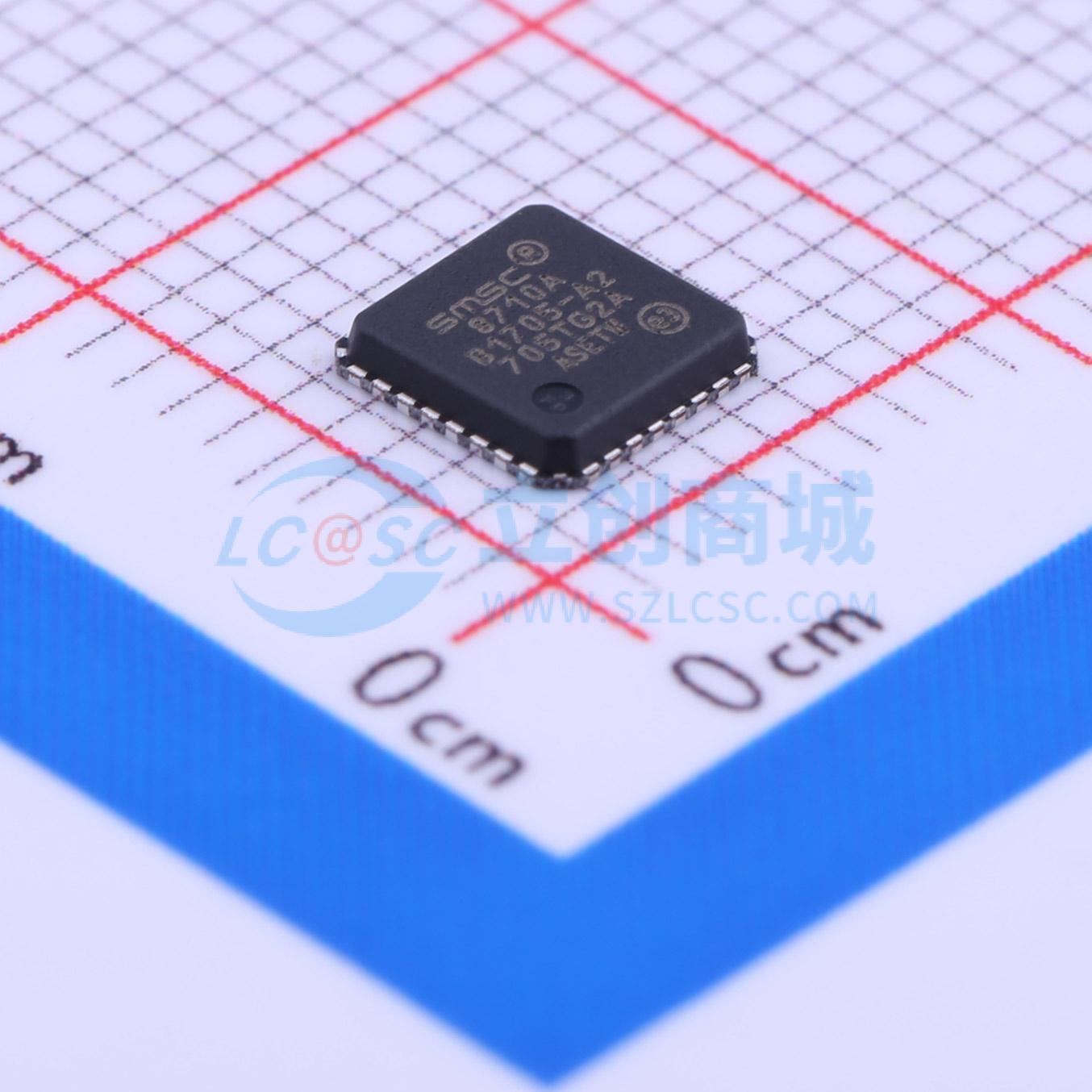 以太网收发器 LAN8710A-EZC-TR QFN-32-EP(5x5) 电子元器件配单