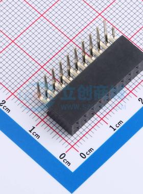 排母 DS1024-2x10R2 插件,P=2.54mm 2x10P 双排 电子元器件配单