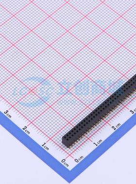 排母 X1321FVS-2x33-C43D48 SMD,P=1.27mm 2x33P 方孔 电子元器件