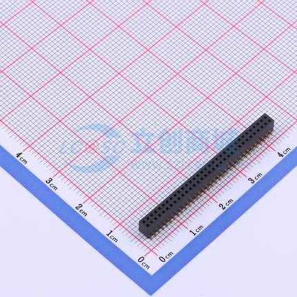 排母 X1321FVS-2x33-C43D48 SMD,P=1.27mm 2x33P 方孔 电子元器件