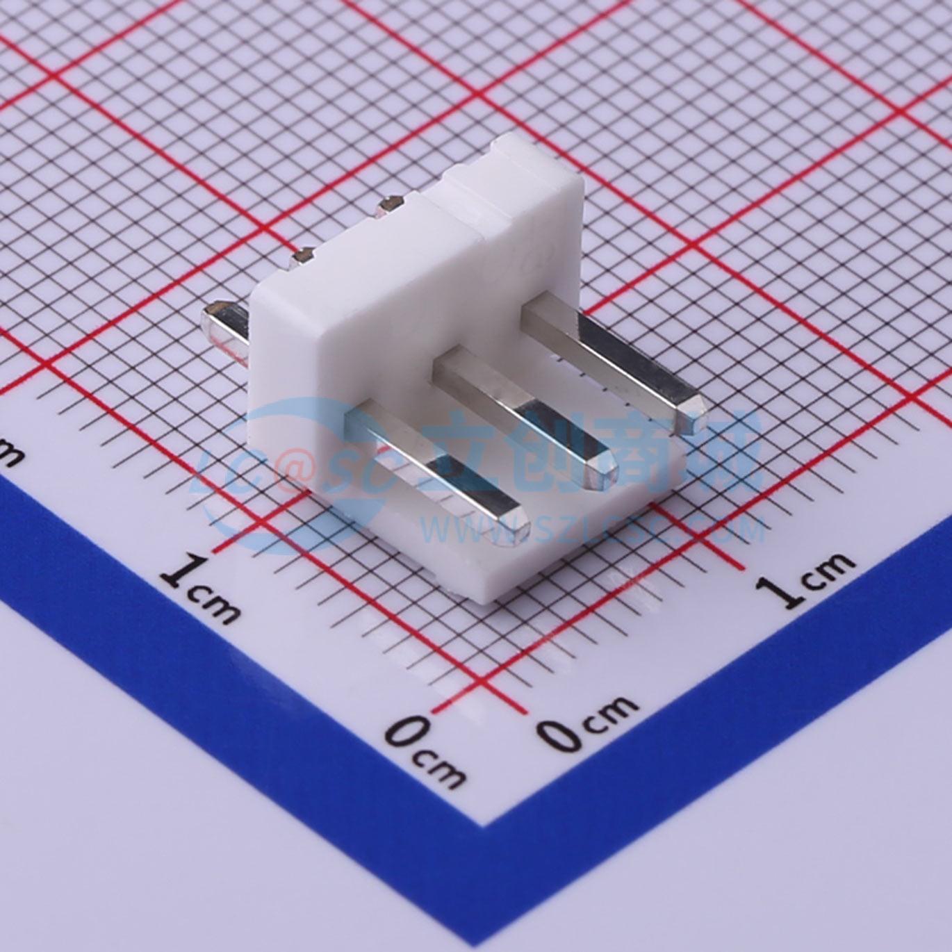 线对板针座 M3960V-03P 插件,P=3.96mm 1x3P 直插 电子元器件配单