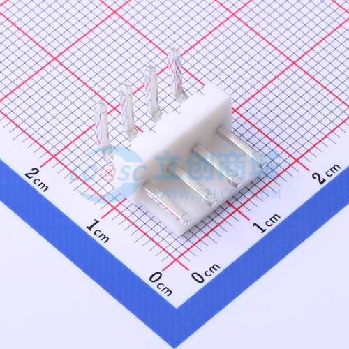 线对板针座 VH-4A4W-G 弯插,P=3.96mm 原装正品 电子元器件配单