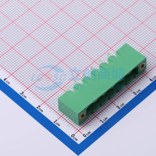 插拔式接线端子 MX2EDGVM-5.08-06P-GN01-Cu-A 插件,P=5.08mm 1x6