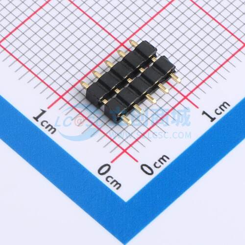 排针 P220-2105A1AS080A1 插件,P=2mm 1x5P 方针 电子元器件配单