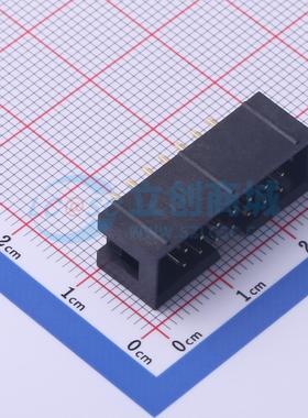 连接器 FBH25401-D14S1014K6K 插件,P=2.54mm 2x7P 简牛座