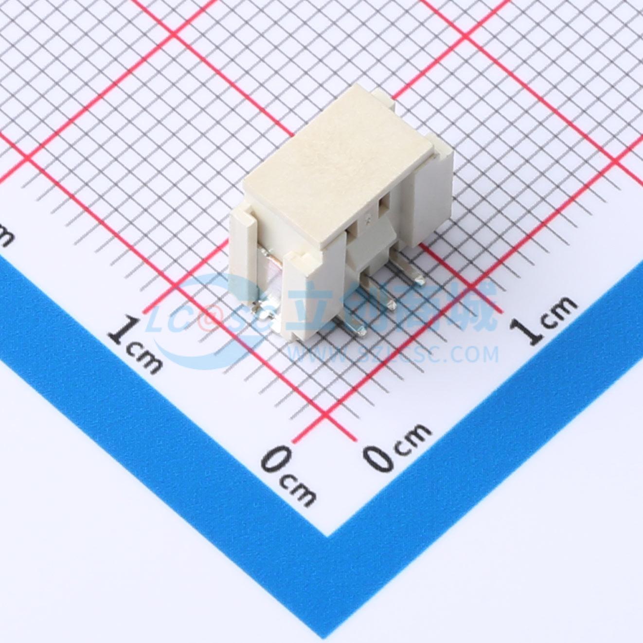 线对板针座 GWFC112-0301A002C2BF-9B SMD,P=2mm 1x3P 电子元器件