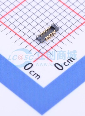 板对板与背板连接器 AXE612124D SMD,P=0.4mm 电子元器件配单