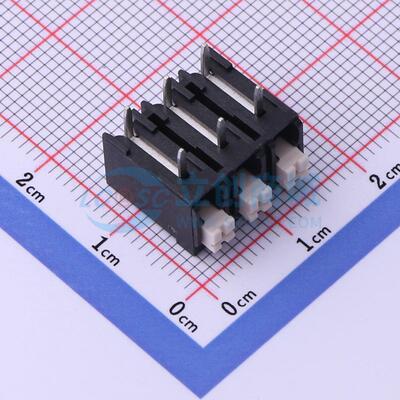 弹簧式接线端子 JL212R-50003B01 弯插,P=5mm 1x3P 5mm 原装正品